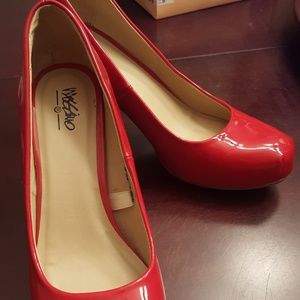 Massimo fire engine red heels